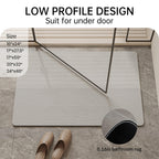 Bath Mat Rug, Rubber Non-Slip Quick Dry Absorbent Thin Bathroom Rugs